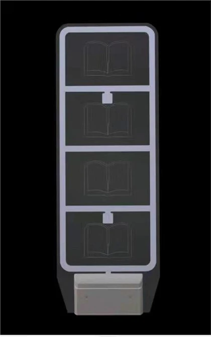 Ultra Wide And Ultra Far Acrylic Library Anti Theft System Can be divided channel alarm